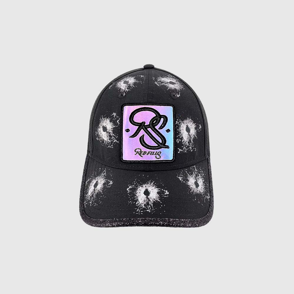 Casquette impacts iridescente