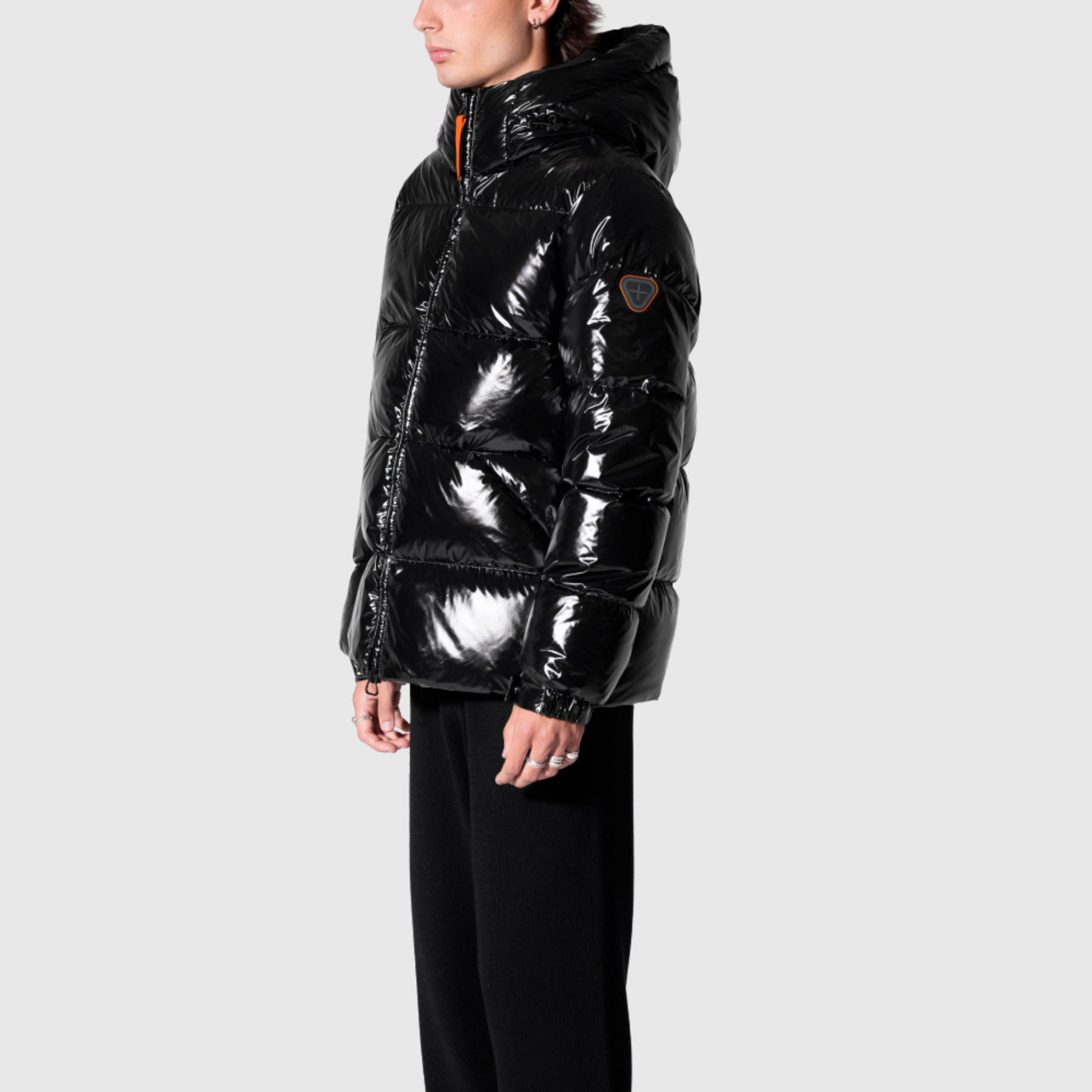 Doudoune à Capuche Nylon Glossy Vianney Bright