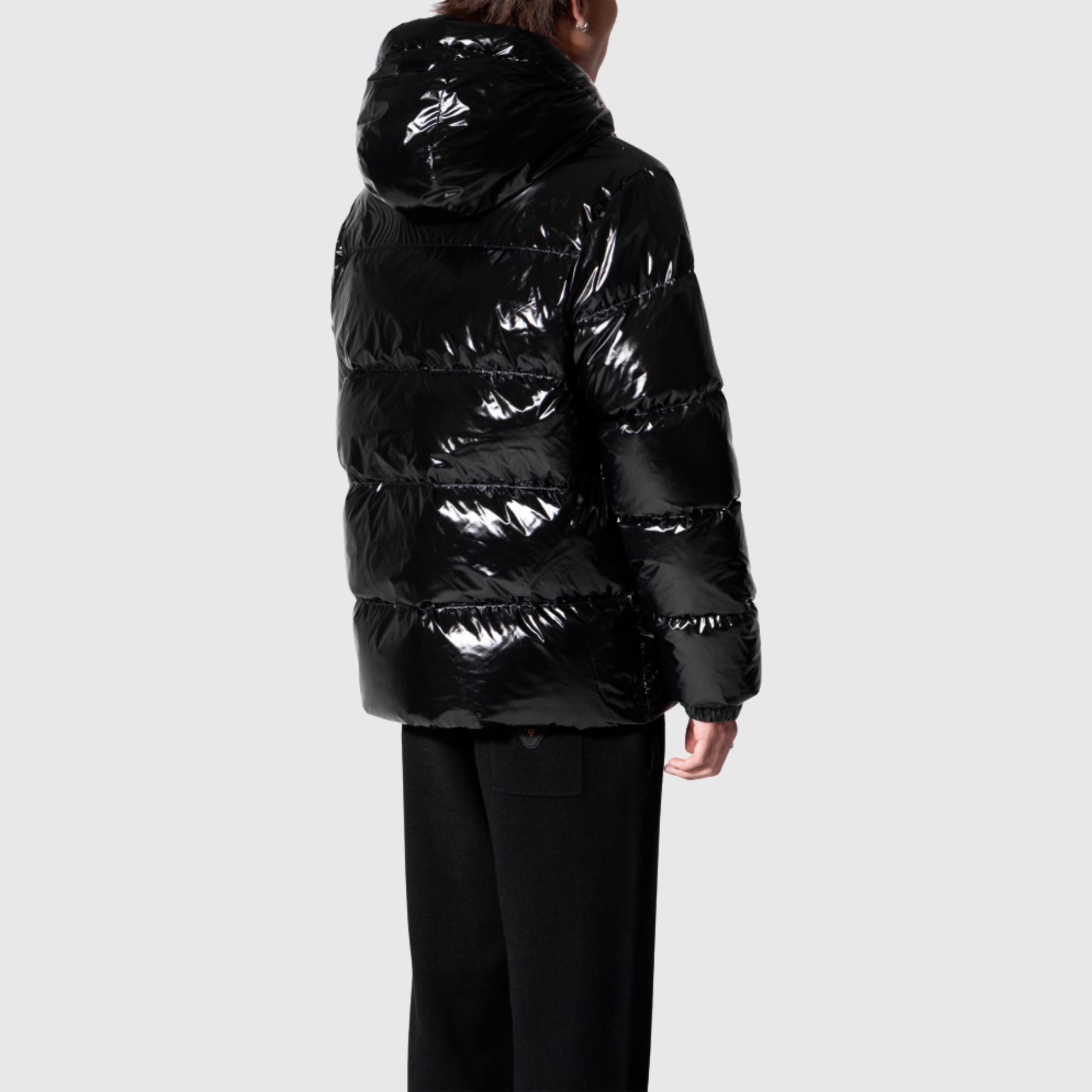 Doudoune à Capuche Nylon Glossy Vianney Bright