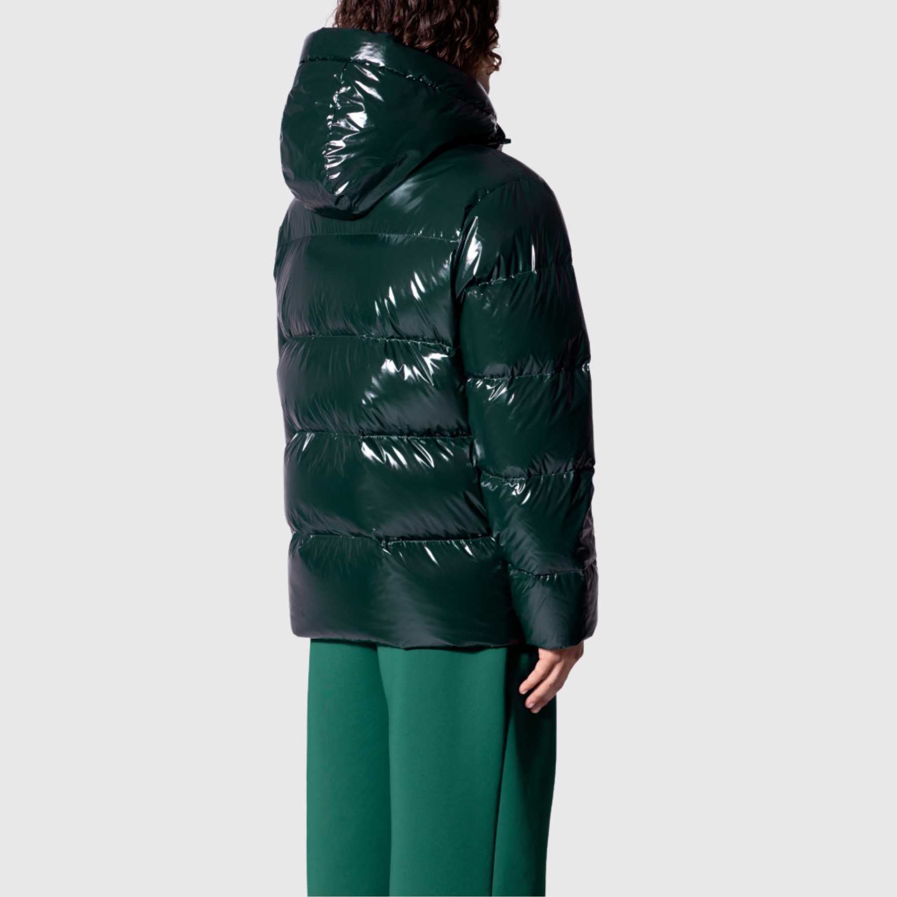 Doudoune à Capuche Nylon Glossy Vianney Bright