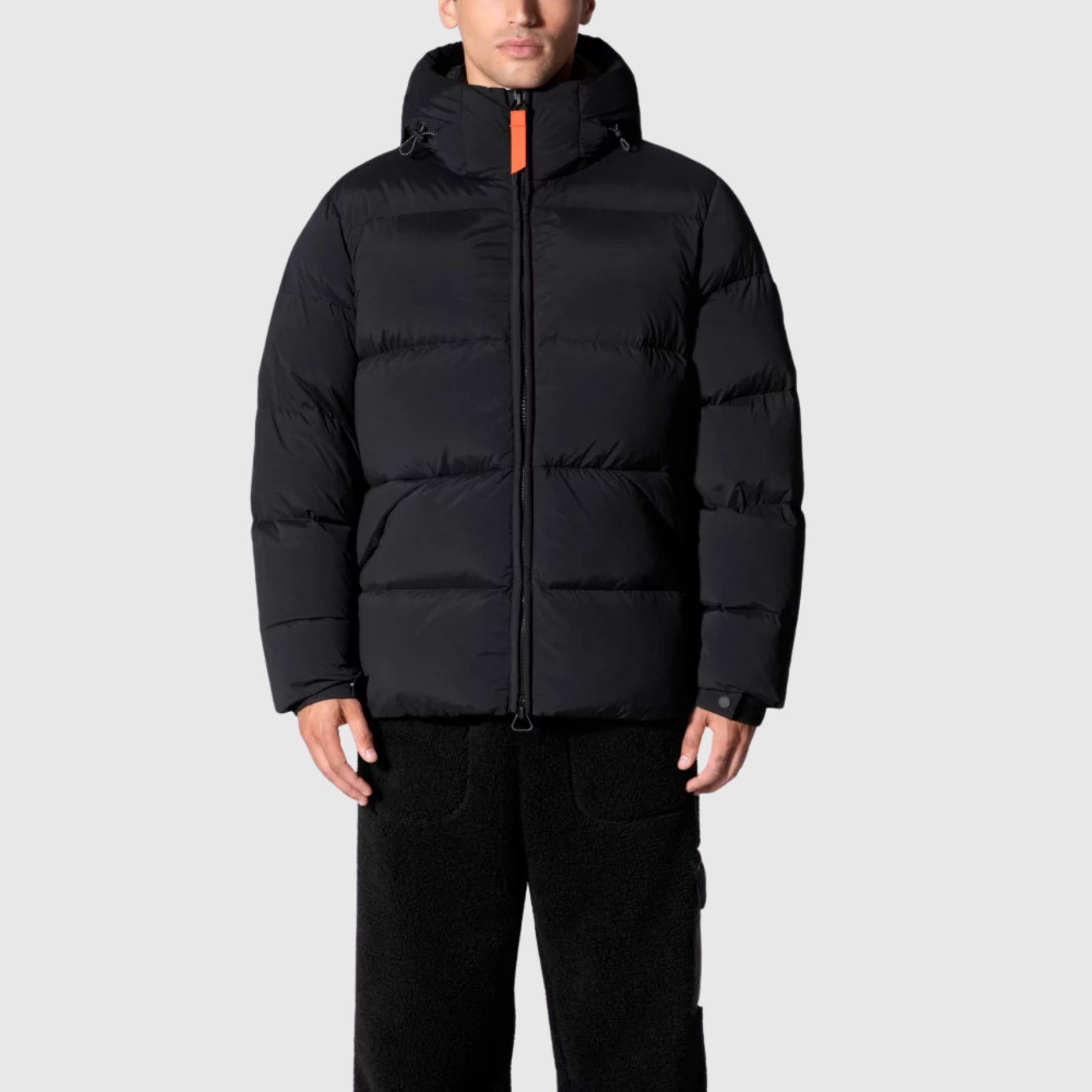 Doudoune Mate à Capuche Coupe Droite Vianney