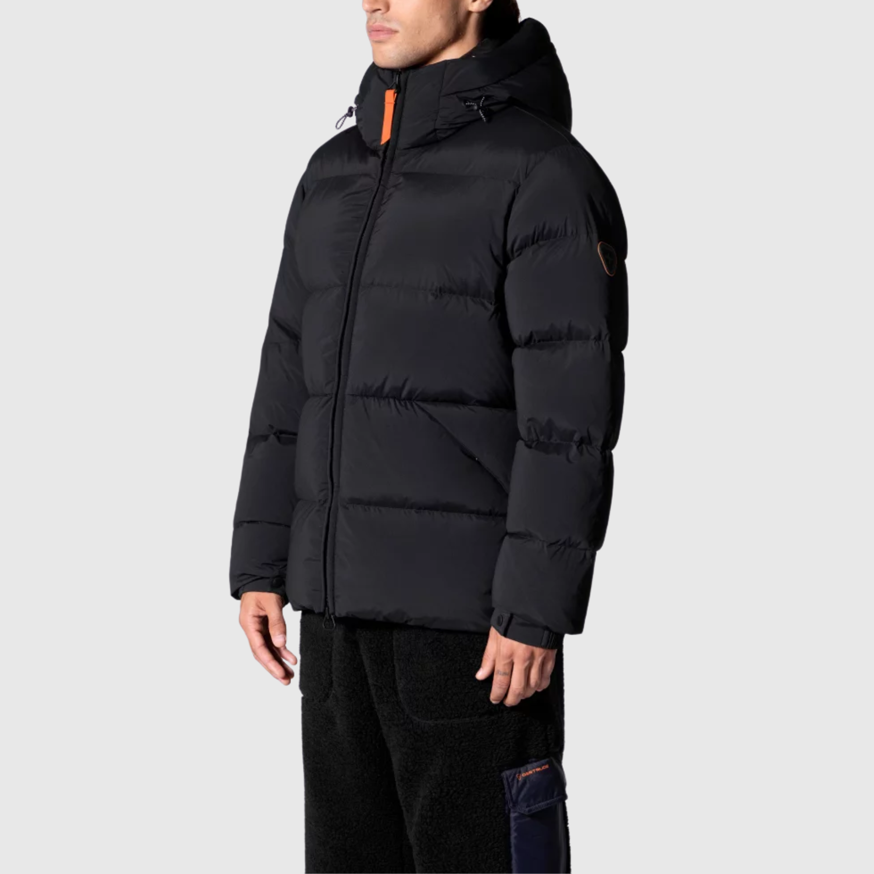 Doudoune Mate à Capuche Coupe Droite Vianney