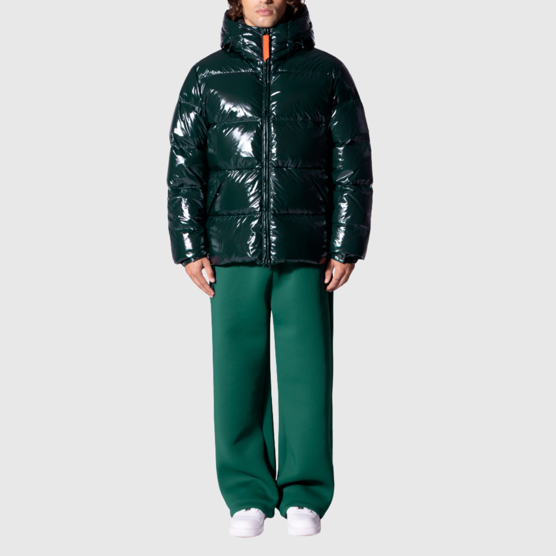 Doudoune à Capuche Nylon Glossy Vianney Bright